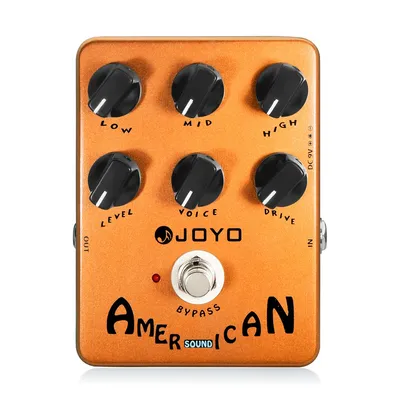 JOYO JF-14 American Sound Overdrive Guitar Effect Pedal from Clean to Overdrive Sound Fd 57 Deluxe Amplifier Simulation Pedal