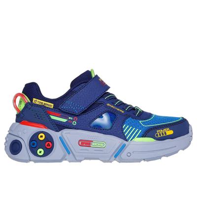 Skechers Boy's Game Kicks: Gametronix 2.0 Sneaker | Size 11.0 | Navy Blue | Synthetic/Textile | Machine Washable