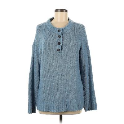 American Eagle Outfitters Pullover Sweater: Blue Tops - Women's Size Medium