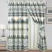 Millwood Pines Detchka Northwest Cabin Lodge Window Curtain Set in White;green;gray;cream;peach | 60" W X 84" H | Wayfair