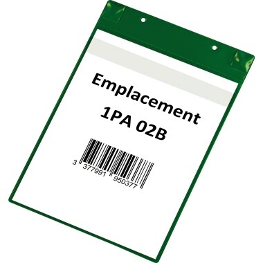 Tarifold Kennzeichnungstasche Neodym 170105 A4 gn 5 St./Pack. Image