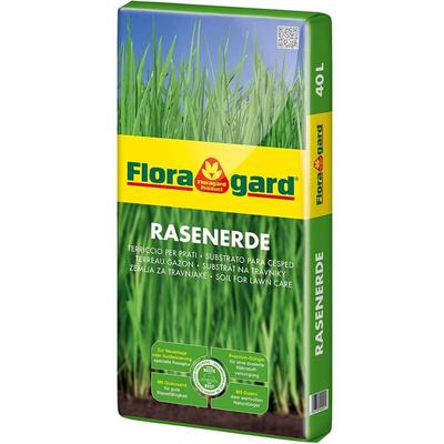 Rasenerde 40 l mit Dünger und Quarzsand Erde Rasen - Floragard