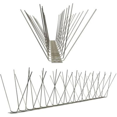 10 Meter (20 x 0,5m) Taubenspikes 4-reihig auf V2A-Standard - hochwertige Lösung für Vogelabwehr