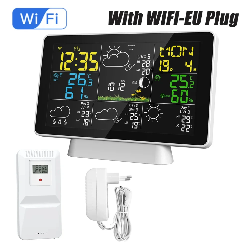 Station Météo Intelligente Tuya WiFi, Compteur de Température et d