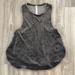 Free People Tops | Free People Velour Racerback Cutout Tank Top S | Color: Gray | Size: S