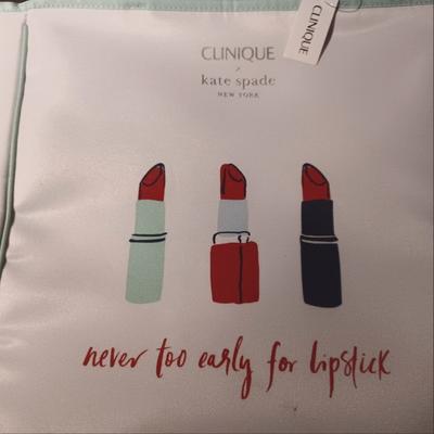 Kate Spade Bags | Kate Spade For Clinique Lipstick Tote Nwt | Color: White | Size: Os