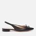 Veronica Leather Sling-back Shoes - Black - Kate Spade Flats