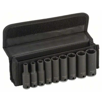 9tlg. Steckschlüsseleinsätze-Set 63mm 7, 8, 10, 12, 13, 15, 16, 17, 19 mm - Bosch