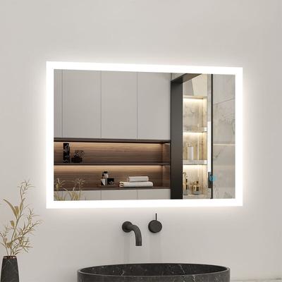 Spiegel mit beleuchtung 80x60cm - Kaltweiß+Touch+Beschlagfrei