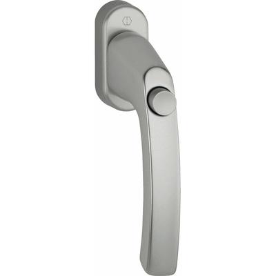 Hoppe - Fenstergriff liège - Druckknopf, Vierkant 7 x 40 mm, Alu Edelstahl Effekt Image