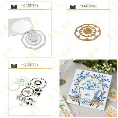 Fine china Metal Cutting Dies Stamps Stencil Hot Foil Scrapbook Diary Decoration Stencil Embossing