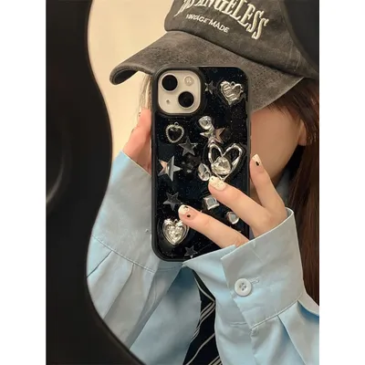 Suitable For Dropper Star Gemstone iPhone 15 Pro Max 14 Phone Case 13 Pro iPhone 12 11 Full Package Anti Drop Soft Case