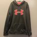 Under Armour Shirts & Tops | - Under Armour Youth Xl Gray/Pink Hoodie "Euc" | Color: Gray/Pink | Size: Xlg