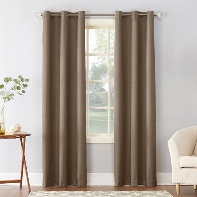 Wide Width Cooper blackout grommet panel by BrylaneHome in Mocha (Size 40