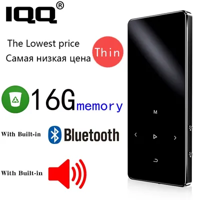 2024 IQQ New X2 Support Bluetooth 4.2 Lossless MP3 Player 40GB HiFi Portable Audio Walkman With FM