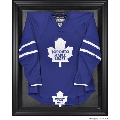 Vitrine mit Trikot-Aufdruck „Toronto Maple Leafs“ (1970–2016), schwarzer Rahmen Image