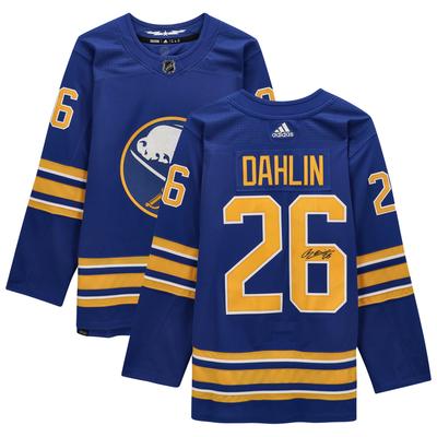 Rasmus Dahlin, Royal Buffalo Sabres, signiertes adidas 2020-Modell, authentisches Trikot Image