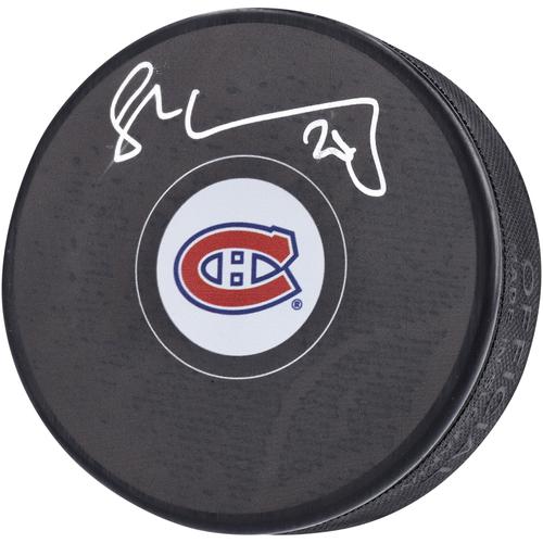 Juraj Slafkovsky Montreal Canadiens signierter Hockey-Puck