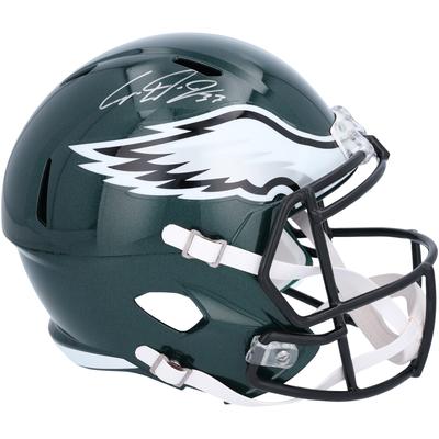 Cooper DeJean Philadelphia Eagles signierter Riddell Speed-Replika-Helm Image