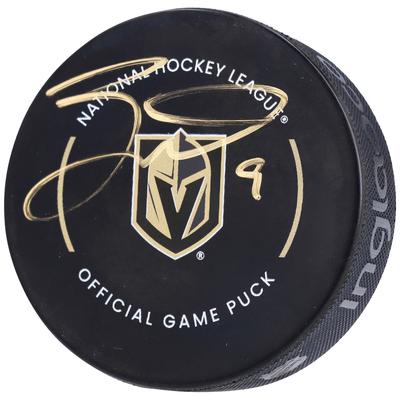 Jack Eichel Vegas Golden Knights signierter offizieller Hockey-Puck Image
