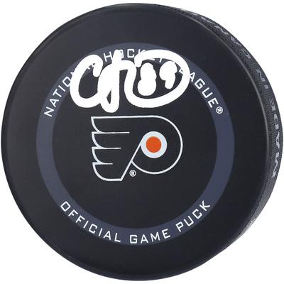 Offizieller Spielpuck von Cam Atkinson, Philadelphia Flyers, signiert Image