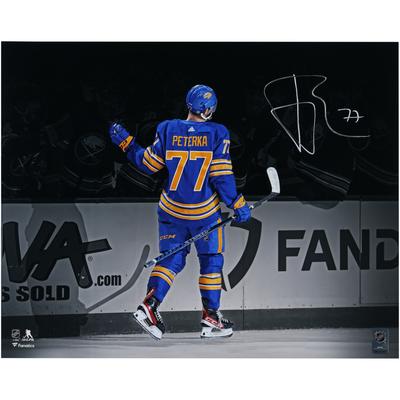 Von JJ Peterka signiertes Foto der Buffalo Sabres (16 x 20 Zoll) zur Feier des 1. NHL-Tors Image