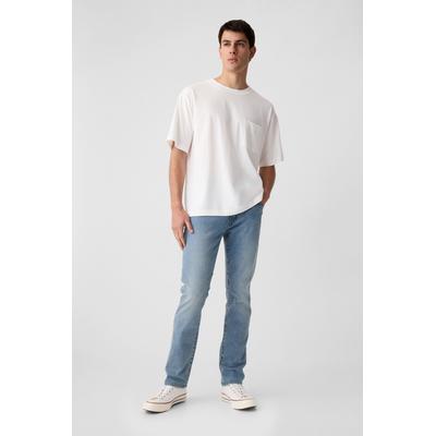 Gap Mens Light Wash Blue Slim Fit Comfort Stretch Jeans - Light Wash Blue