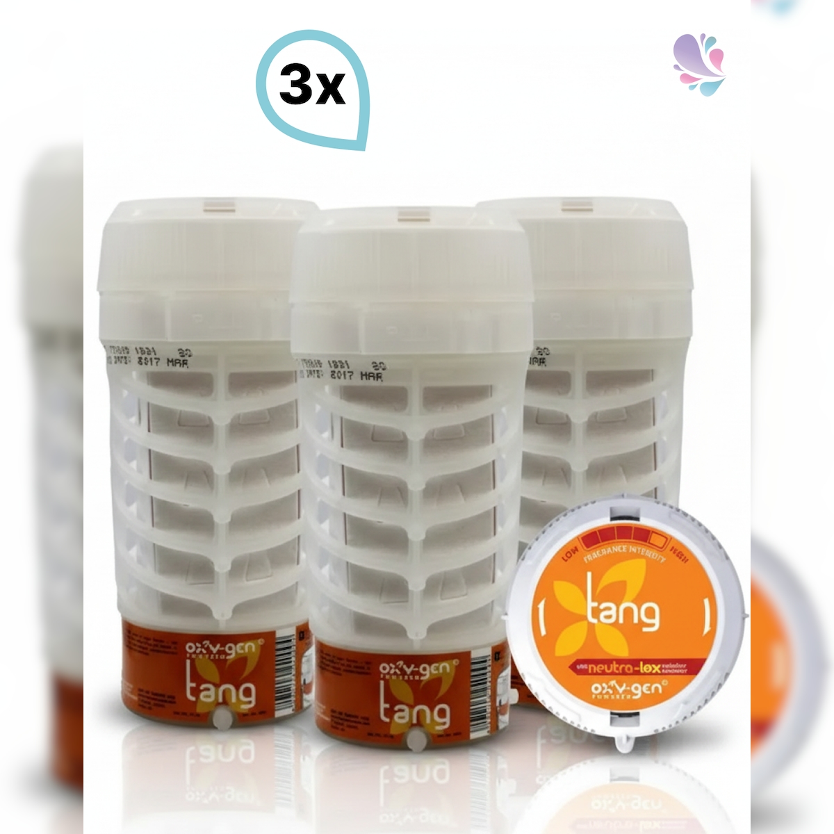 Blanc HYGIENIC Blanc Aromaöl Duftkartusche, 3 Kartuschen je SET, reines Duftöl für 60 Tage anhaltende Duftintensität Image