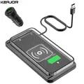 Caricabatterie wireless per auto per Samsung Galaxy S24 S23 S22 Tappetino di ricarica per auto veloce a induzione per iPhone Xiaomi Caricabatteria per auto per telefono cellulare