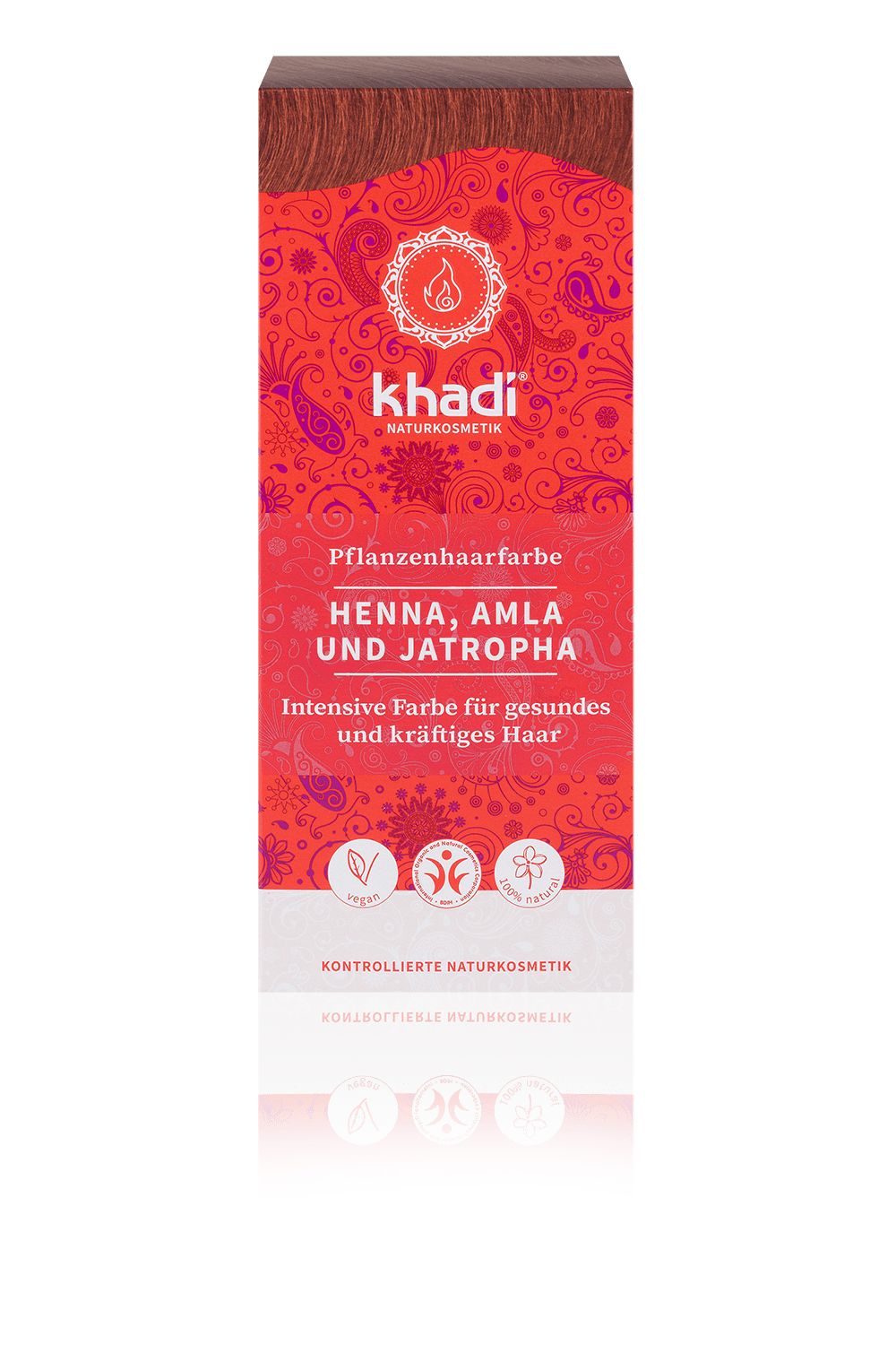 Khadi - Henné Rosso, Amla e Jatropha 100 g Polvere