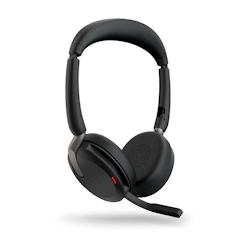 Jabra Evolve2 65 Flex, Verkabelt & Kabellos, Büro/Callcenter, 20 - 20000 Hz, 136 g, Kopfhörer, Schwarz Image