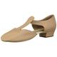 Bloch Womens Grecian Sandal Leather Low Top Bungee Ballet & Dance, Tan, Size 9.5 US / 7.5 UK US