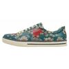 Sneaker DOGO "Classic Schnürsneaker Show Yourself More Love Damen Sneaker", Damen, Gr. 41, Normalschaft, blau, Lederimitat, Schuhe, Handgefertigt