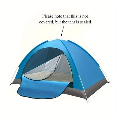 TEMU 1pc, 2-person Portable Instant Pop-up Tent - For Camping, Hiking & Mountaineering Festival Pitch Tent, Hiking Tent, Dome Tent, Beach Tent Image