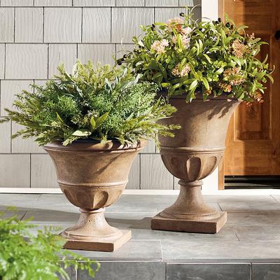 Brigham Pedestal Planters - 23