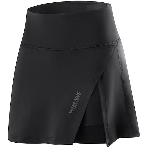 WOSAWE Per donna Tinta unica Pantaloncini da strada Pantaloni da ciclismo Pantaloncini MTB Bicicletta Pantaloncini Gonna Vestibilità da gara Mountain Bike MTB Ciclismo su strada Gli sport Cuscinetto