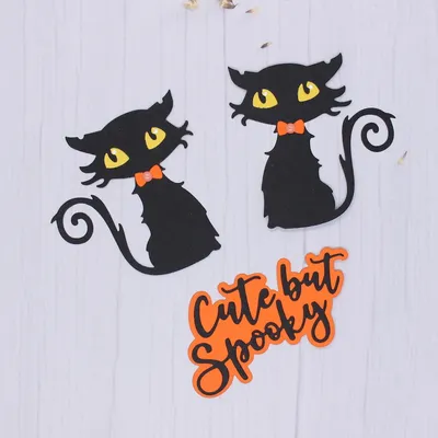 KSCRAFT Halloween Black Cats Metal Cutting Dies Stencils for DIY Scrapbooking Decorative Embossing