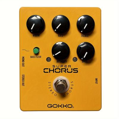 Gokko Chorus Pedal Multiple Chorus Effects Semi-analog Circuit From Surreal Deep Tone For Electric Guitar (gk-65)