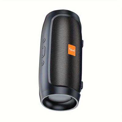 TEMU J007 Outdoor Dual-channel Subwoofer Wireless Speaker Black