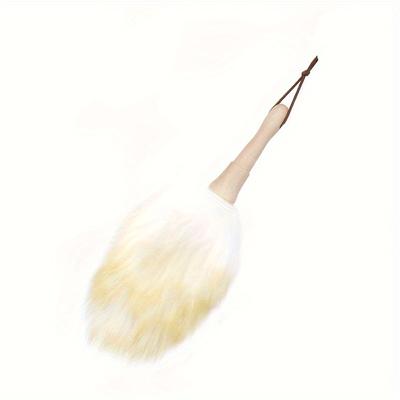 TEMU Wool Cleaning Brush Piano Special Piano Brush Guitar Kite Chicken Hair Duster Dust Sweeping Ash Household Non-shedding Artifact Piano Keyboard Cleaning Dust