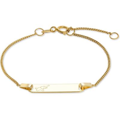 FAVS Little Friends - I.D.-Armband 375er Gelbgold Armbänder & Armreife 1 ct Damen