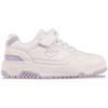 Sneaker LOTTO, Kinder, Gr. 28, weiß (weiß, lila), Synthetik, Kunstfaser, mehrfarbig, sportlich, Schuhe, - in kinderfußgrechter Passform