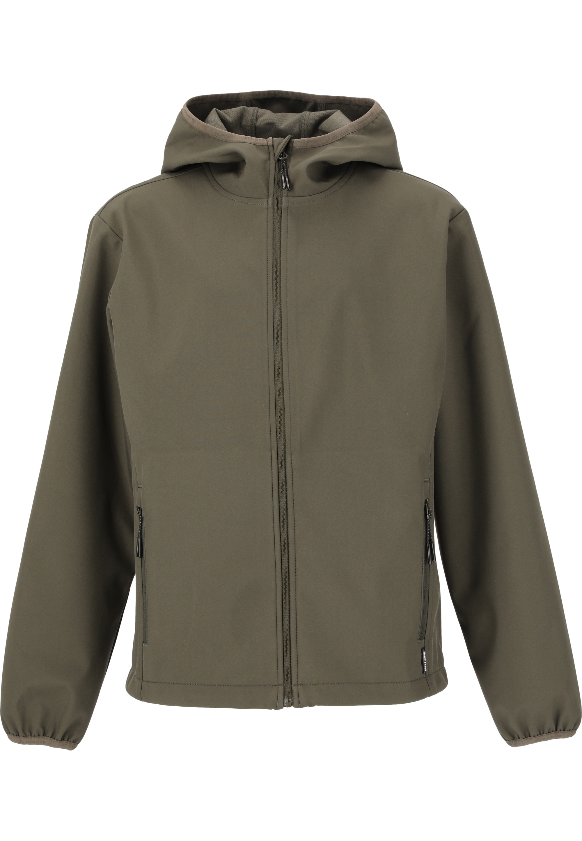 Softshelljacke WHISTLER "Luango", Kinder, Gr. 176, grün (olivgrün), 100% Polyester, unifarben, normal, ohne Ausschnitt, Jacken, mit 8000 mm Wassersäule Image