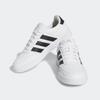 Sneaker ADIDAS SPORTSWEAR "BREAKNET 2.0", Gr. 37, schwarz-weiß (cloud weiß, core schwarz, silber metallic), Synthetik, sportlich, Schuhe