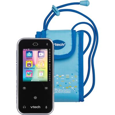 Kinderkamera VTECH "KidiZoom Snap Touch, blau" Fotokameras blau Kinder im coolen Smartphone-Format; inklusive Tragetasche