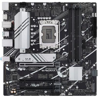 ASUS Mainboard "PRIME B760M-A D4-CSM" Mainboards schwarz (schwarz/weiß)