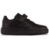 Sneaker LOTTO, Gr. 31, schwarz, Synthetik, unifarben, sportlich, Schuhe, - in monochromer Farbgebung