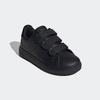 Klettschuh ADIDAS SPORTSWEAR "ADVANTAGE BASE 2.0 KIDS", Gr. 33, schwarz (core schwarz, core schwarz, grau six), Synthetik, sportlich, Schuhe, Design auf den Spuren des adidas Stan Smith