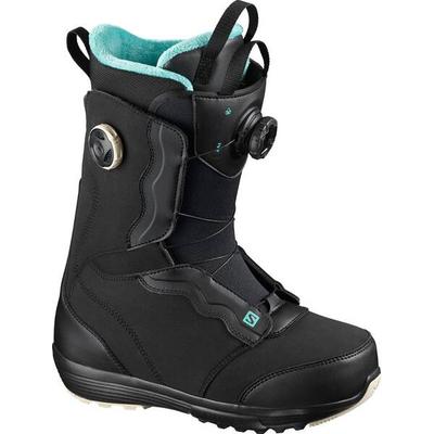 SALOMON Damen Snowboardstiefel IVY BOA, Größe 24,5 in Schwarz