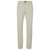 Chinohose BOSS ORANGE "tapered", Herren, Gr. 32, Länge 32, beige (light beige271), Web, Obermaterial: 97% Baumwolle, 3% Elasthan, unifarben, casual, gerade, unten schmal lang, Hosen, mit BOSS Logo hinten